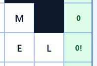 Target box turned green indicating correct word